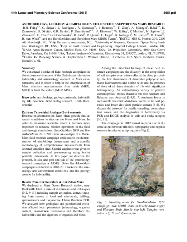 Astrobiology nasa image