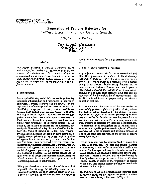 (PDF) Generation of feature detectors for texture discrimination by ...