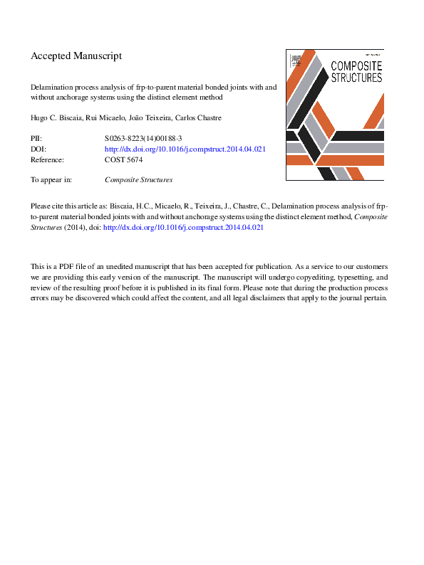 (PDF) Delamination process analysis of FRP-to-parent material bonded ...