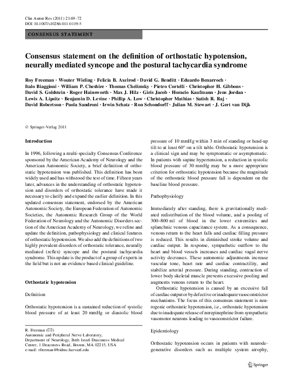 Orthostatic hypotension symptoms image