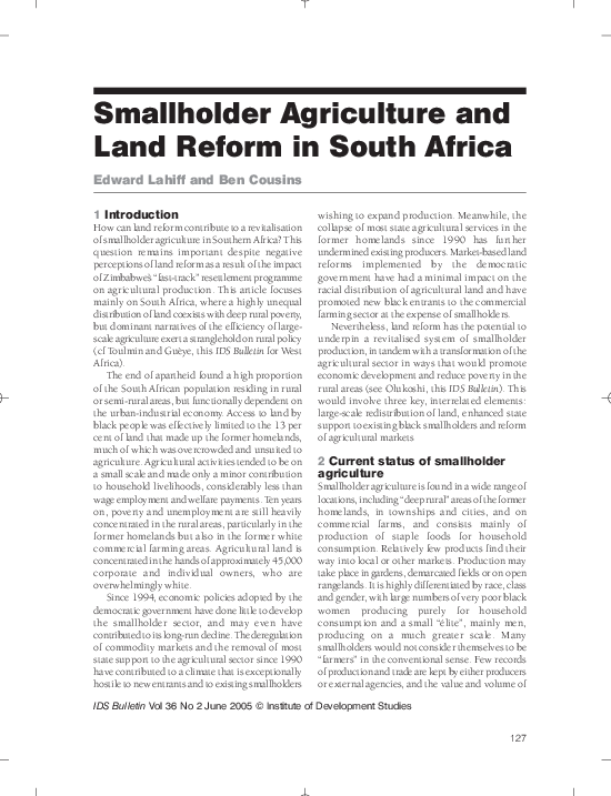 pdf-smallholder-agriculture-and-land-reform-in-south-africa