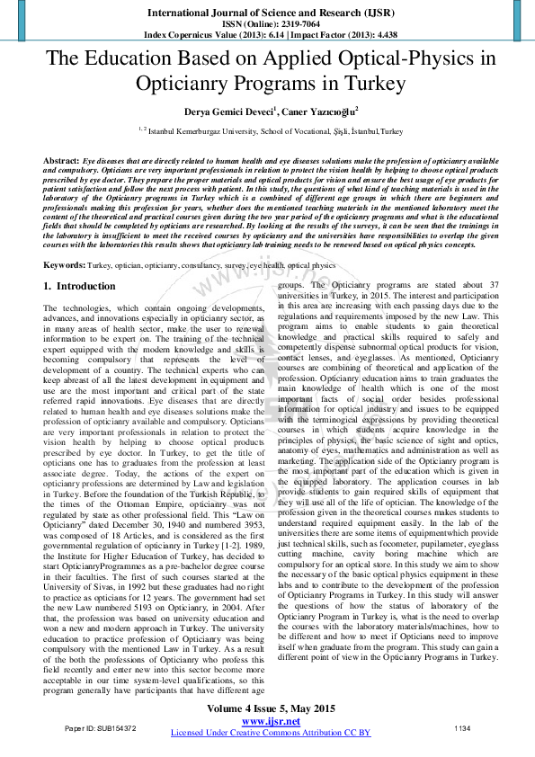 Optometrist essay image