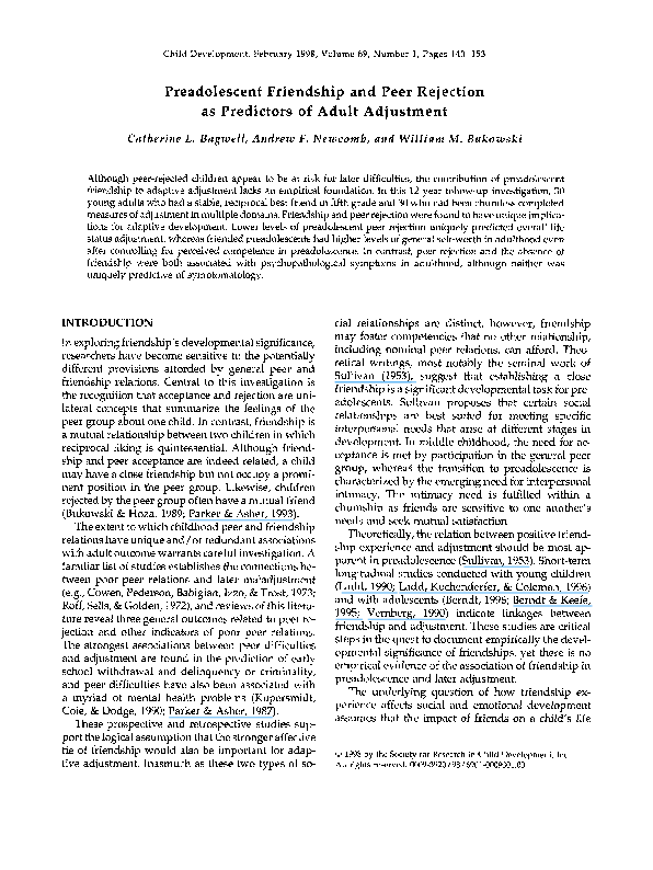 Child rejected by peers image