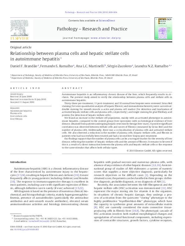 Autoimmune hepatitis antibodies picture