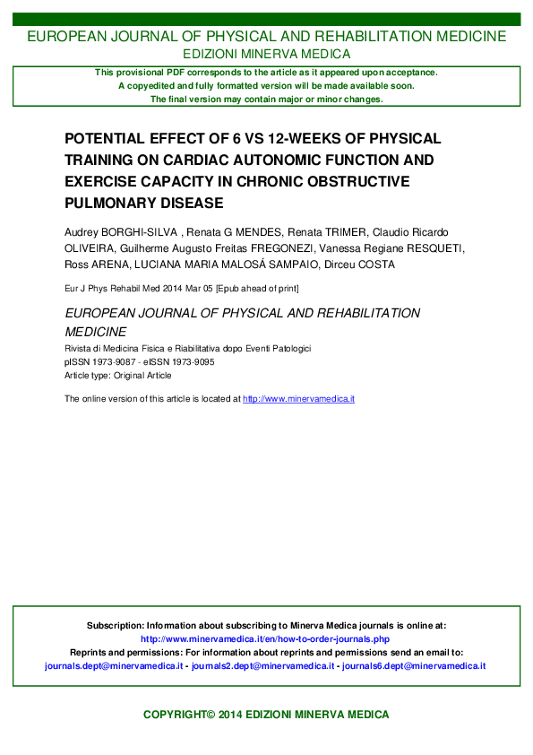 (PDF) Potential effect of 6 vs 12-weeks of physical training on cardiac ...