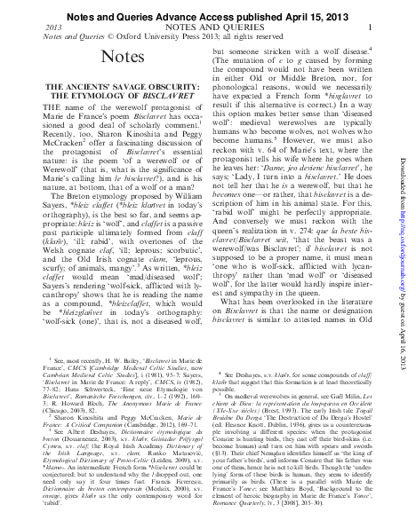 Bisclavret essay 03 picture