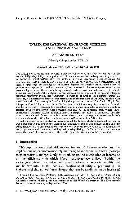 Economic mobility map image