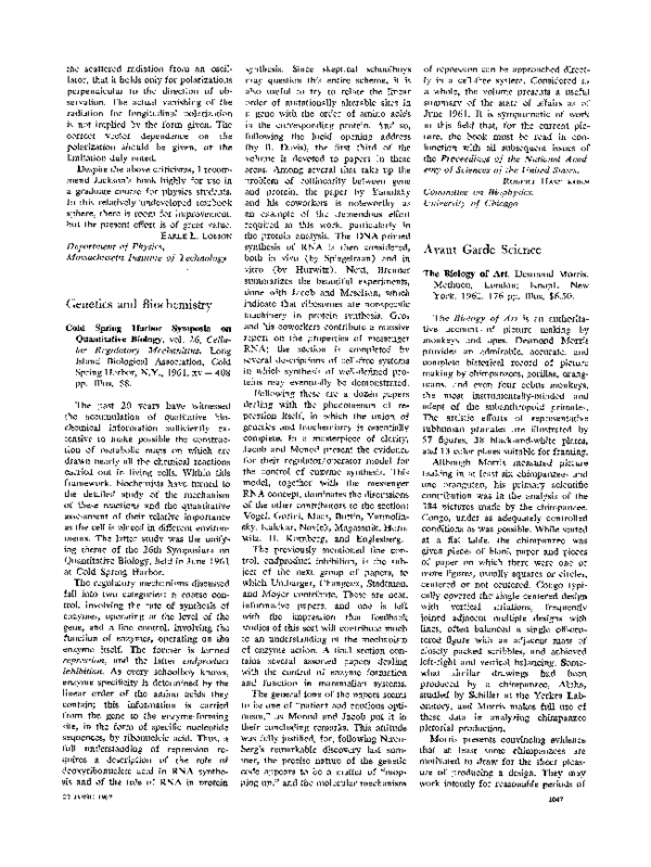 (PDF) Cold Spring Harbor Symposia on Quantitative Biology. vol. 26, Cellular Regulatory