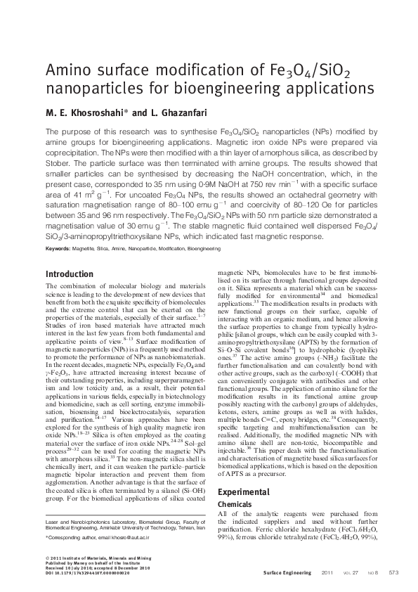 pdf-amino-surface-modification-of-fe-3-o-4-sio-2-nanoparticles-for