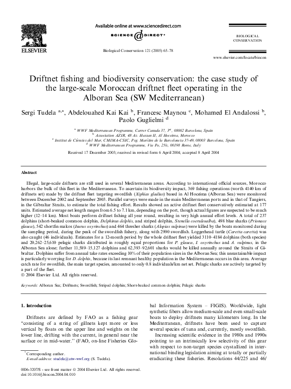 Why are drift nets a problem image