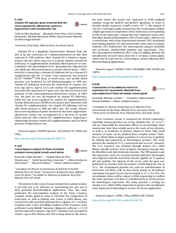 Neurotoxic venom picture