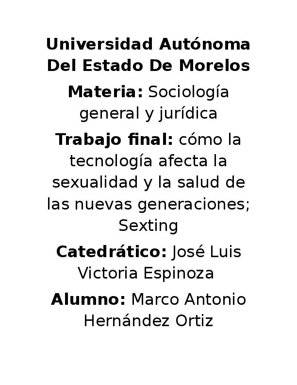 (DOC) SEXTING Antonio Ortiz Academia.edu (DOC) SEXTING Antonio Ortiz Academia.edu