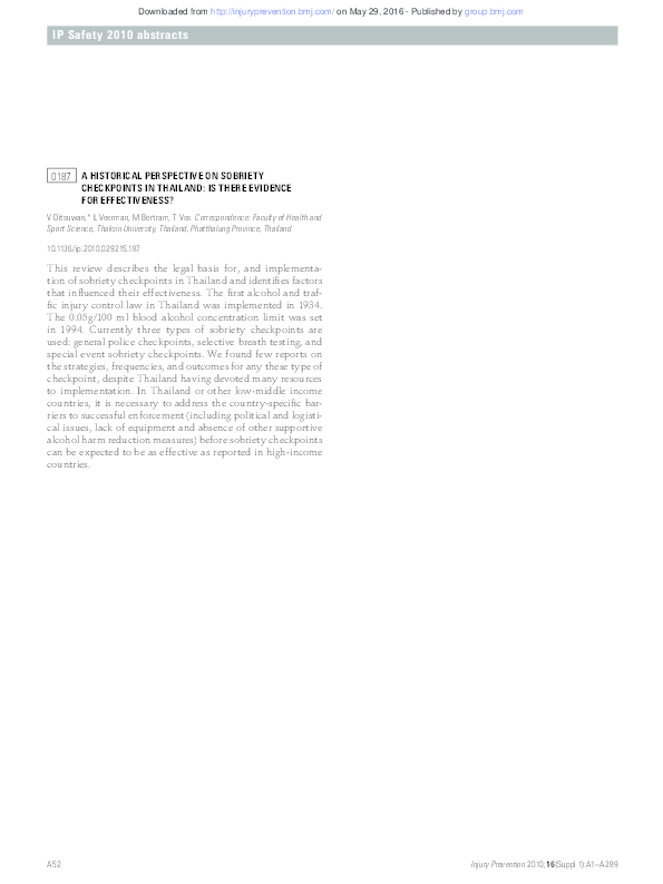 Sobriety checkpoint essay 06 picture