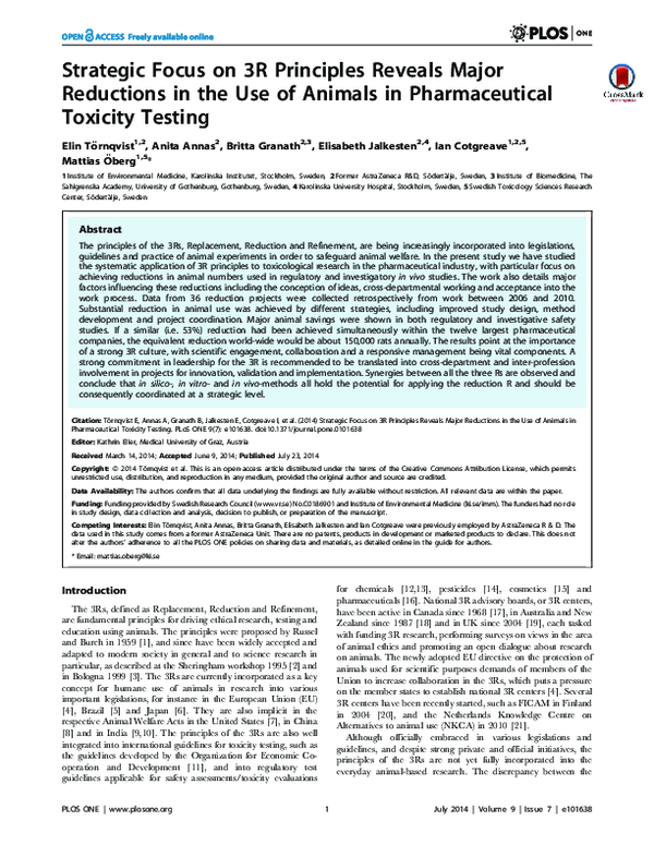 (PDF) Strategic focus on 3R principles reveals major reductions in the ...