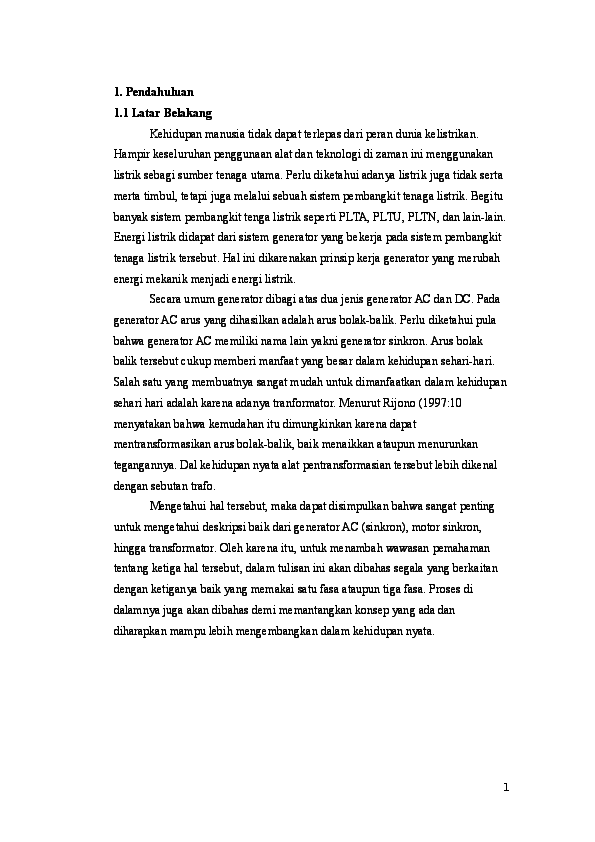 Doc Generator Dan Motor Ac Ayu Puspa Academia Edu