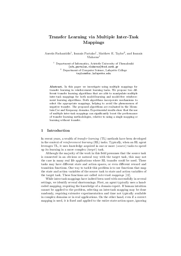 Thesis transfer learning picture