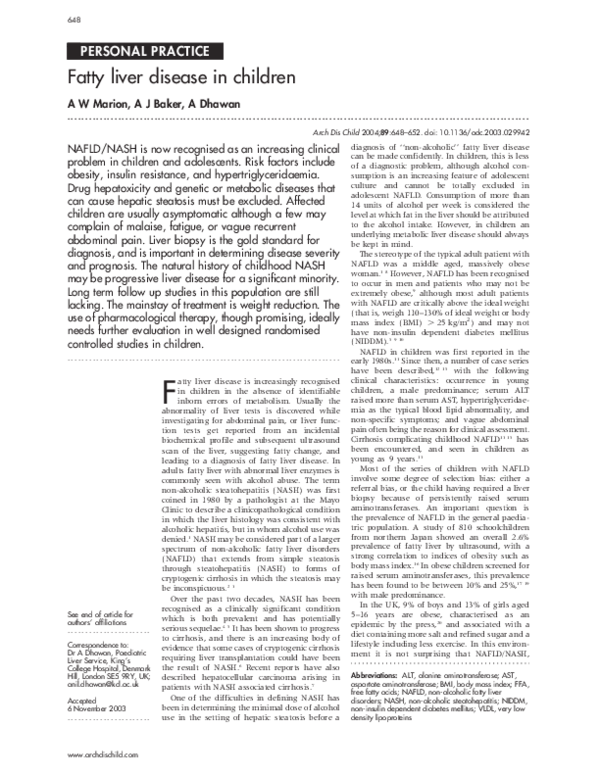 Non alcoholic fatty liver disease pdf image