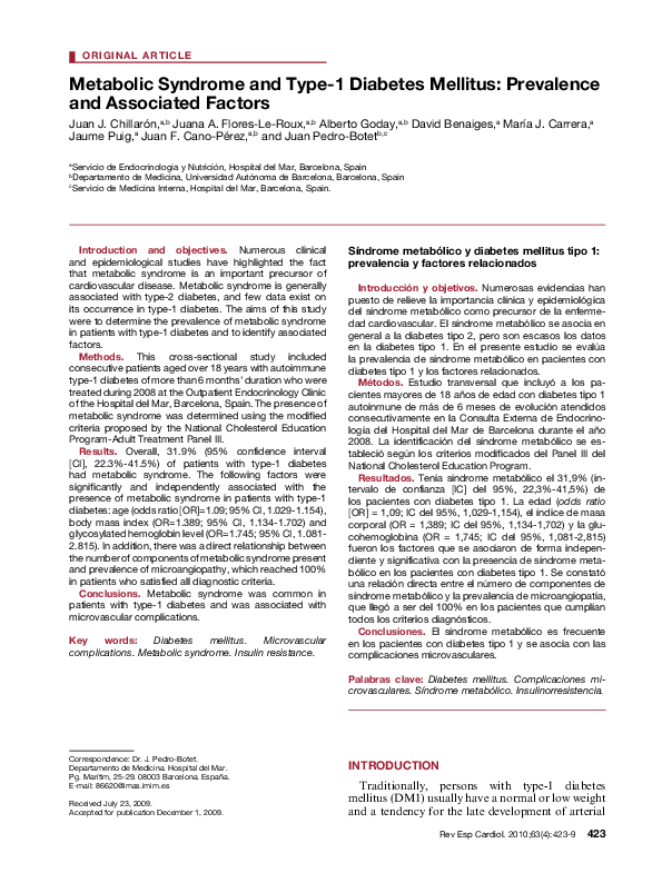 complicaciones diabetes tipo 1 pdf