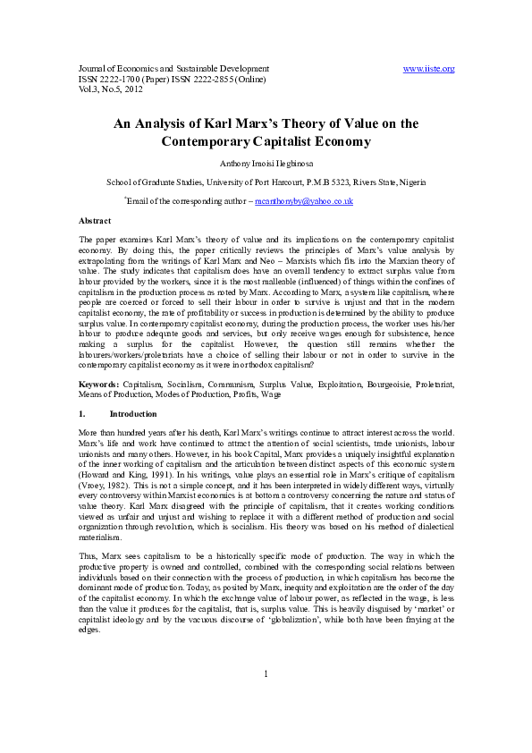 Marxist essays image