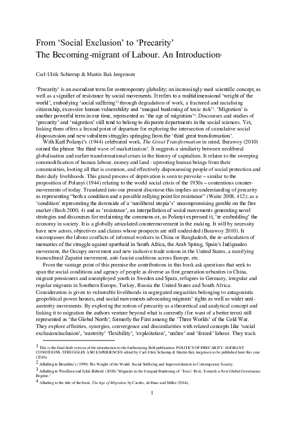 Effects of social exclusion picture