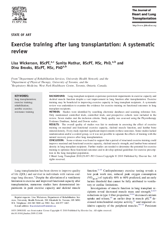 Lung transplant survival rates 2020 image