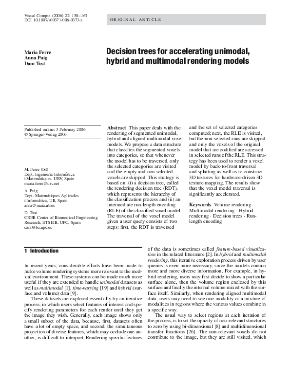 (PDF) Decision trees for accelerating unimodal, hybrid and multimodal ...