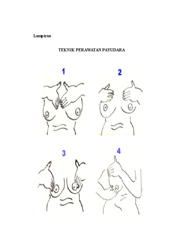 (DOC) Leaflet Perawatan Payudara pada Masa Nifas