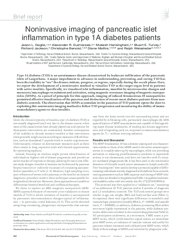 Diane Mathis diabetes