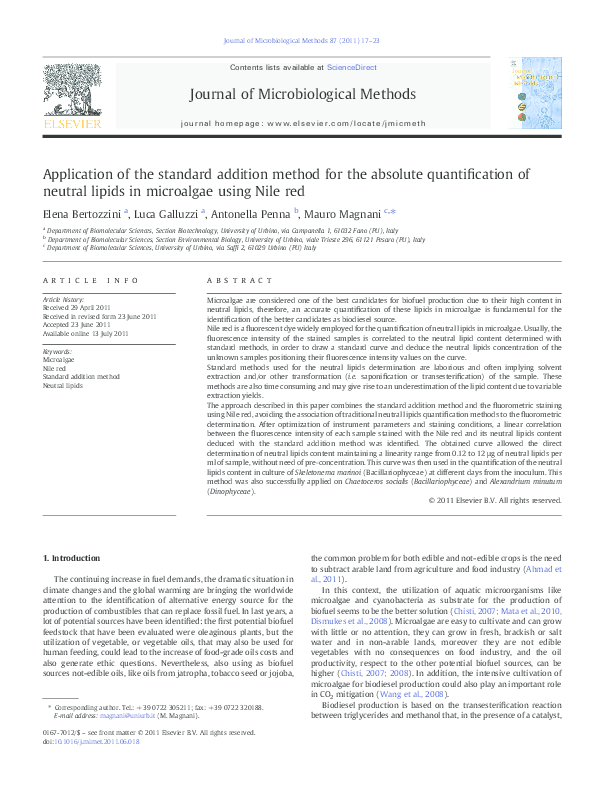 (PDF) Application of the standard addition method for the absolute ...