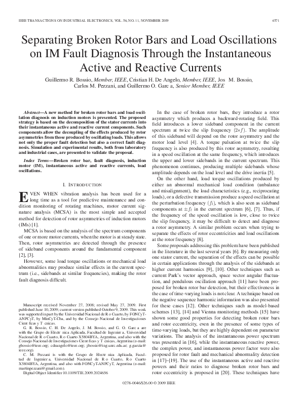(PDF) Separating Broken Rotor Bars and Load Oscillations on IM Fault ...