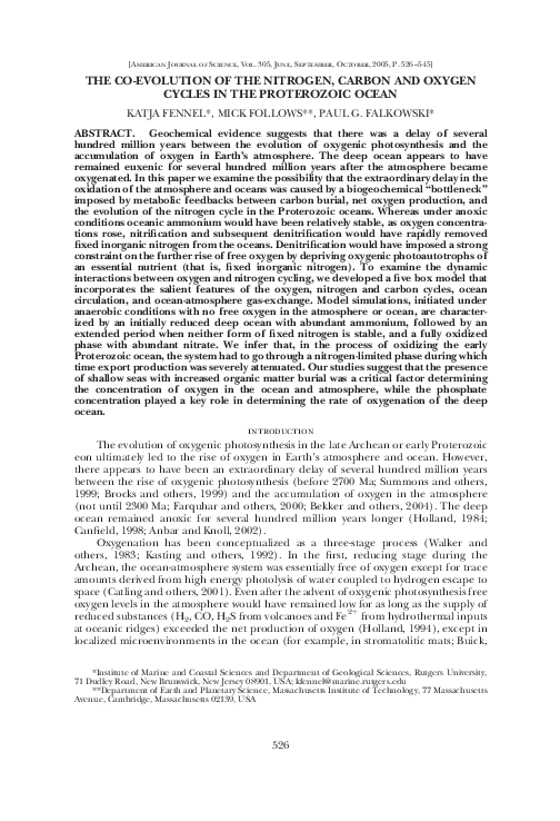 Oxygen cycle essay image