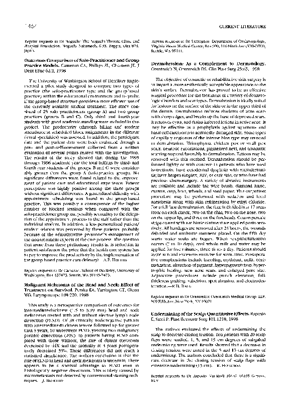 (PDF) Malignant Melanoma of the Head and Neck