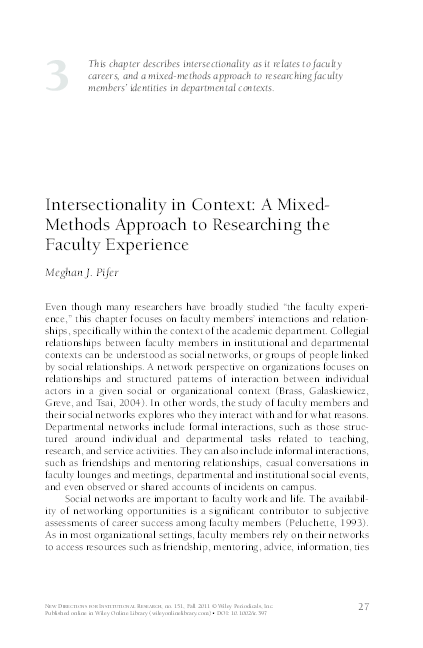 Intersectionality essay example picture