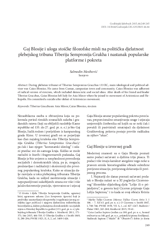 Tiberius gracchus nickname image