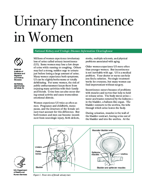 (PDF) Urinary Incontinence in Women