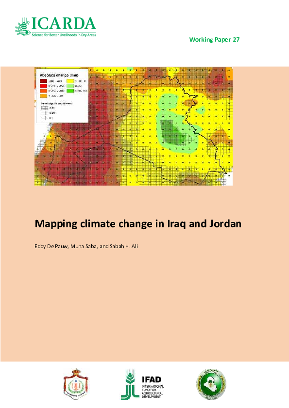(PDF) Mapping climate change in Iraq and Jordan