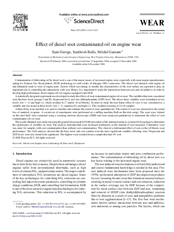 pdf-effect-of-diesel-soot-contaminated-oil-on-engine-wear
