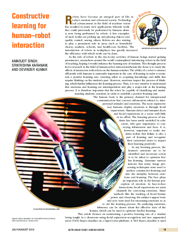 (PDF) Constructive Learning for Human-Robot Interaction