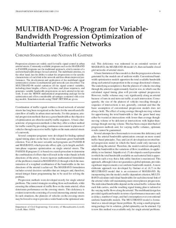 (PDF) MULTIBAND-96: A Program for Variable-Bandwidth Progression ...