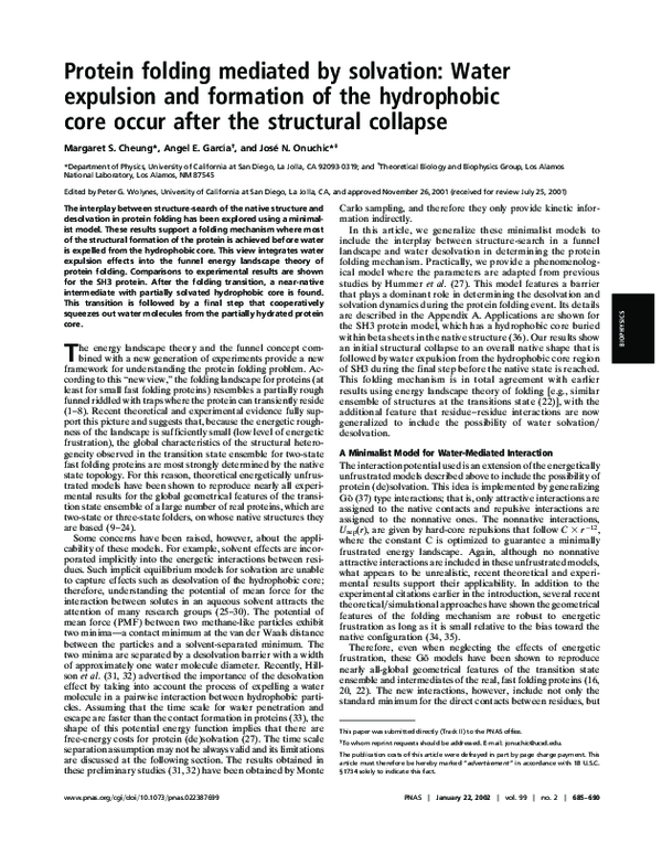 (PDF) Threebody correlations in protein folding the origin of