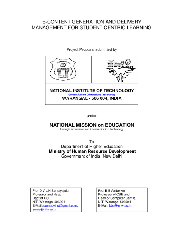 Pdf E Content Generation And Delivery Management For - 