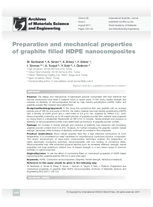 (PDF) Preparation and Mechanical Properties of Graphene Oxide: Cement ...