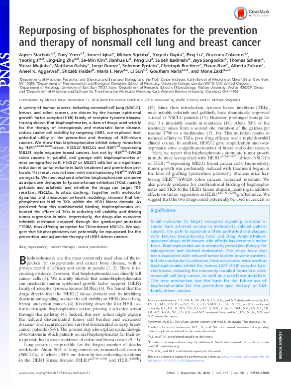 (PDF) Repurposing of bisphosphonates for the prevention and therapy of ...