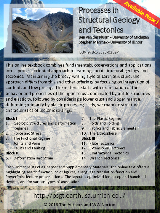 (PDF) Processes in Structural Geology and Tectonics
