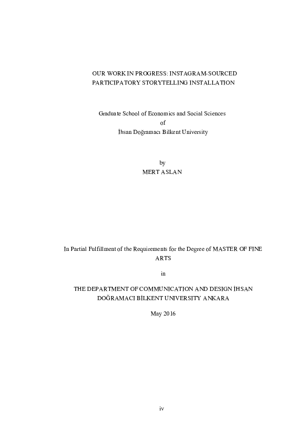 Thesis format sample picture