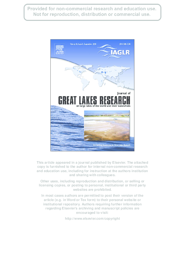 Lake eutrophication picture