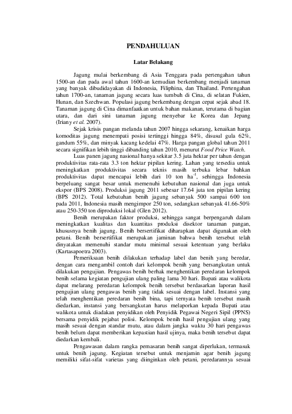 Ilmu Pengetahuan 5 Sertifikasi Benih Jagung Pdf