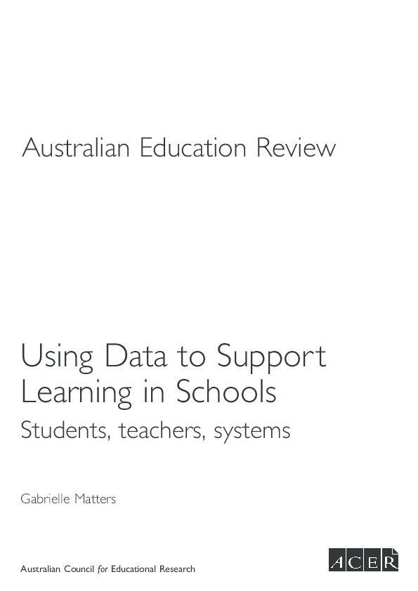 (PDF) Using Data to Support Learning in Schools: Students, Teachers ...