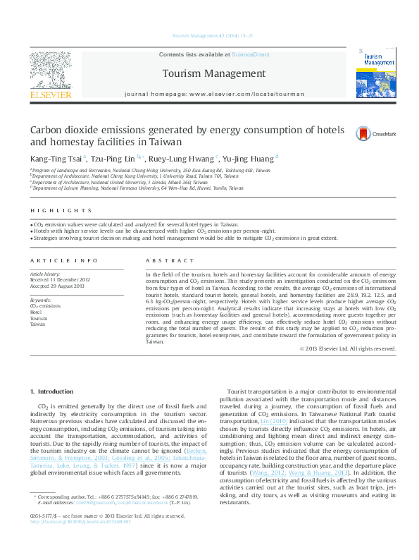 (PDF) Carbon dioxide emissions generated by energy consumption of ...