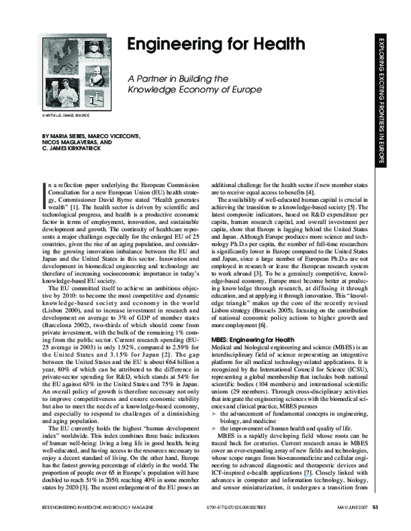 (PDF) Engineering for Health - A Partner in Building the Knowledge ...
